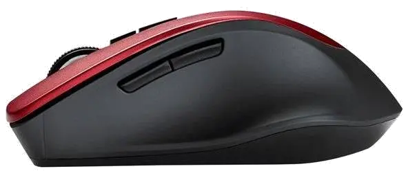 Asus WT425 Mouse wireless USB 6 butoane Optic 1600 DPI Rotita scroll Red 