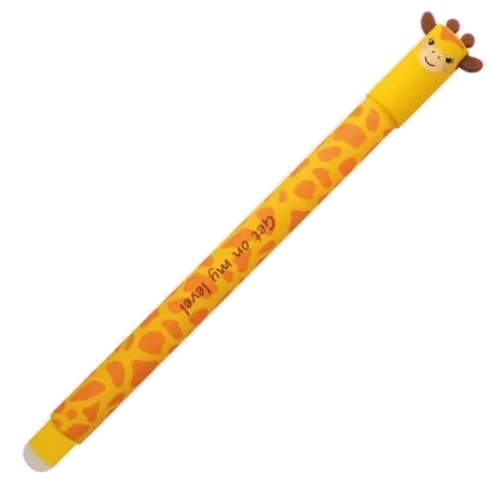 Eberhard Faber Roller cu gel Animal erase it - GIRAFA 0,7 mm, cerneala termosensibila albastra 