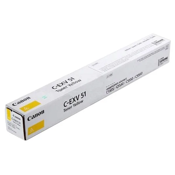 Canon C-EXV51 Toner Yellow iR-ADV C5535 / 5535i / 5545i / 5555i / 5560i / 5735i / 5740