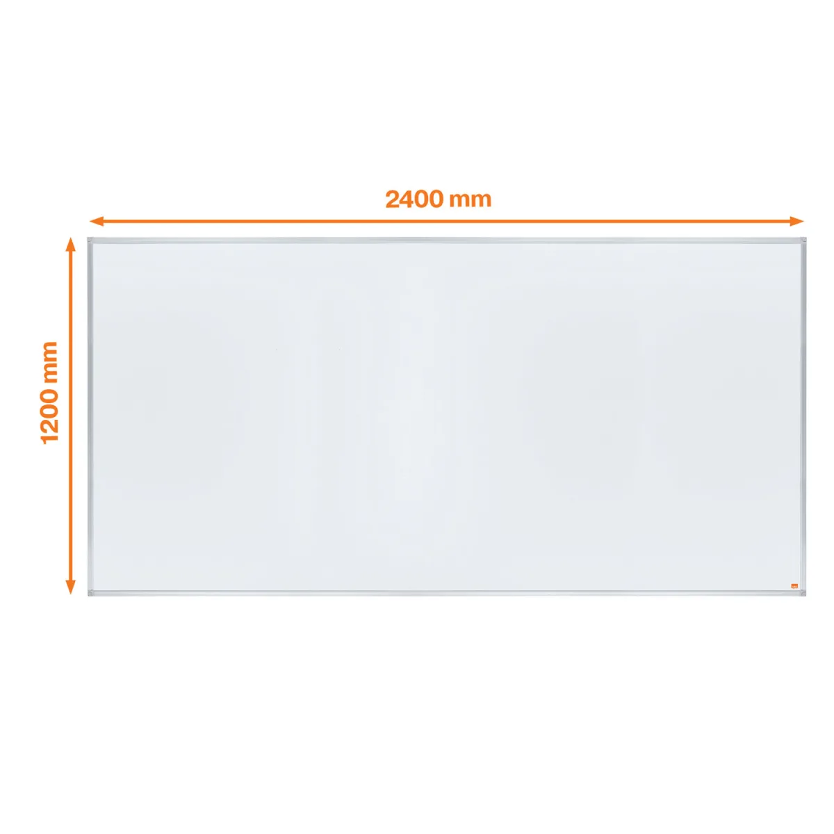 Nobo Essentials tabla alba magnetica 240x120 cm, rama aluminiu 