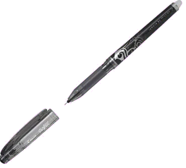 Pilot Frixion Point roller 0.5mm negru rescriptibil