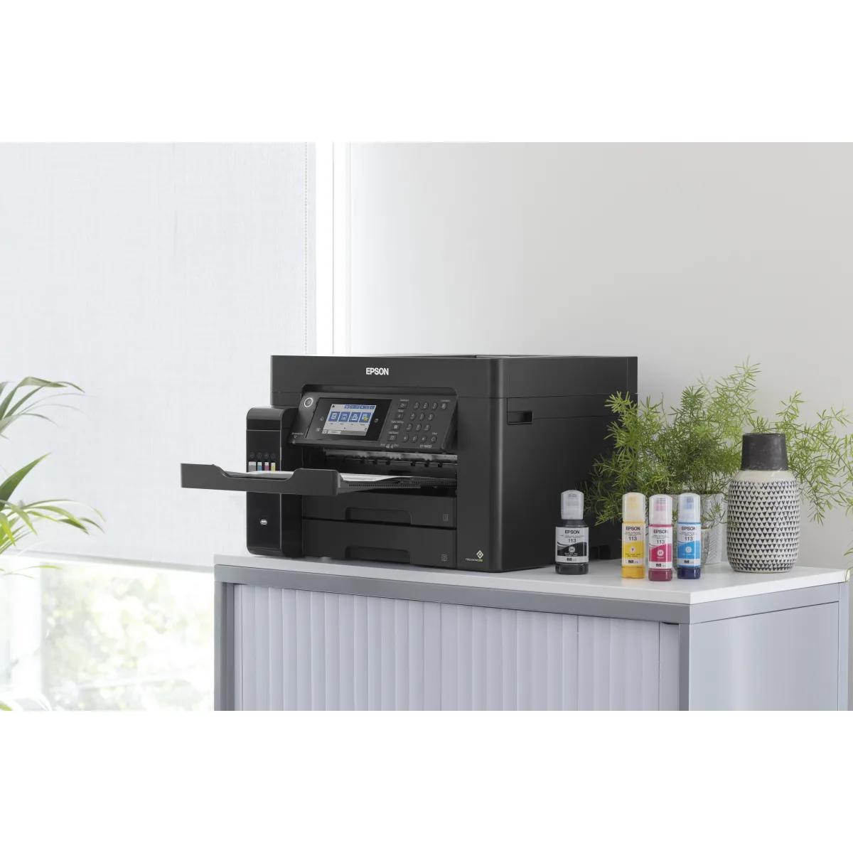 Epson EcoTank L15160 multifunctional CISS A3+ fax C11CH71402 angle
