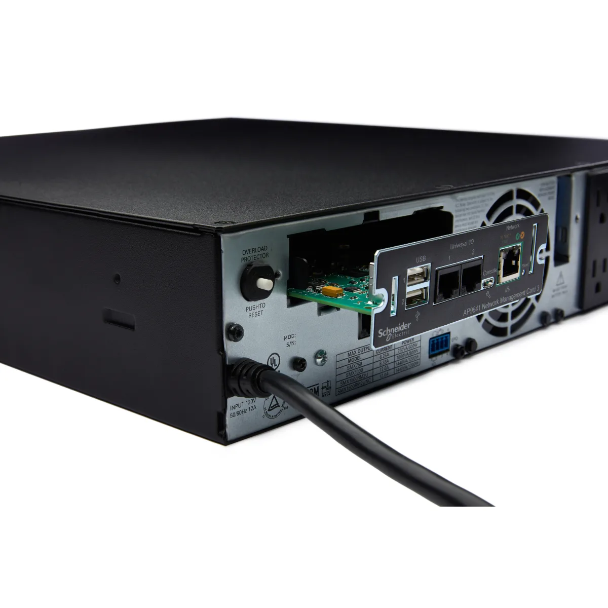 APC UPS Network Management Card 3 with Environmental Monitoring angle