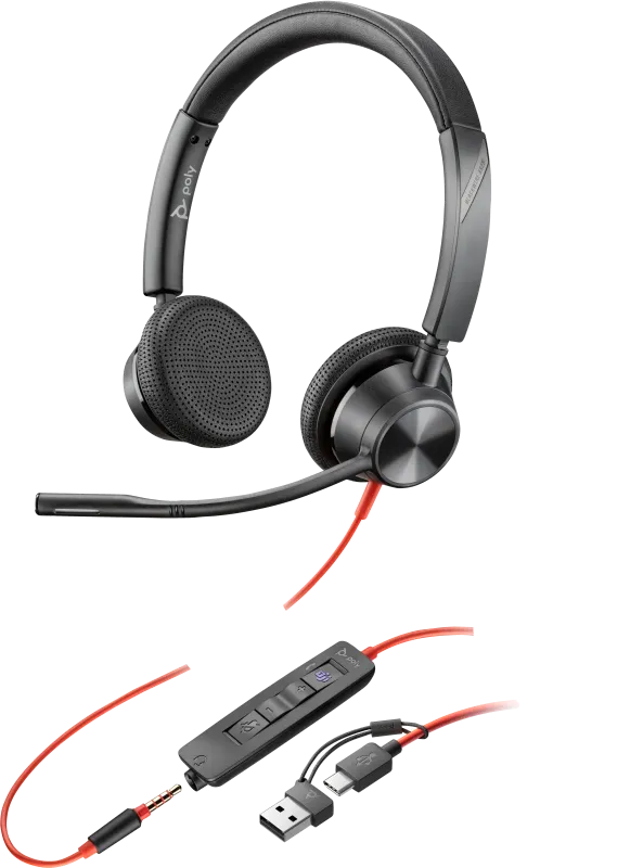 HP Poly Blackwire 3325-M stereo USB-C/A si jack Teams (8X222AA)