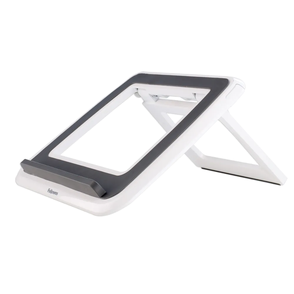 Fellowes I-Spire Series Laptop Quick Lift - pana la 17 inch sau 4.5kg, alb 