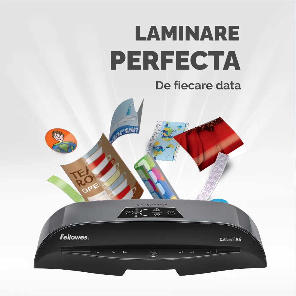 Fellowes Laminator A4 Calibre 125mic 240mm 480mm/min InstaHeat lifestyle
