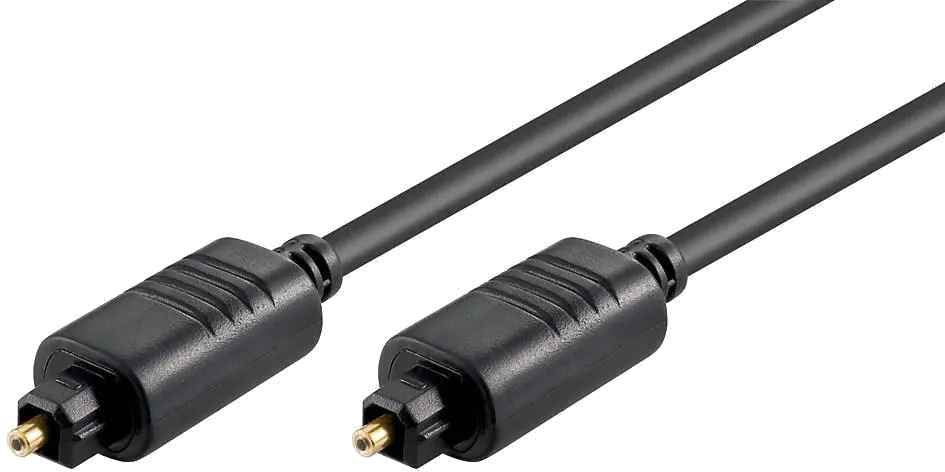MicroConnect Cablu audio optic Toslink 2m negru