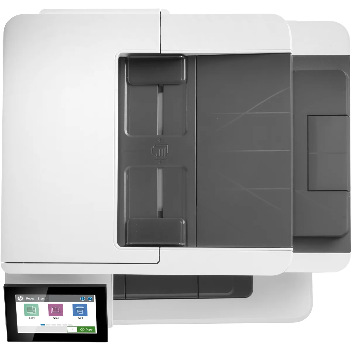 HP LaserJet Enterprise M430f multifunctional mono fax (3PZ55A) angle
