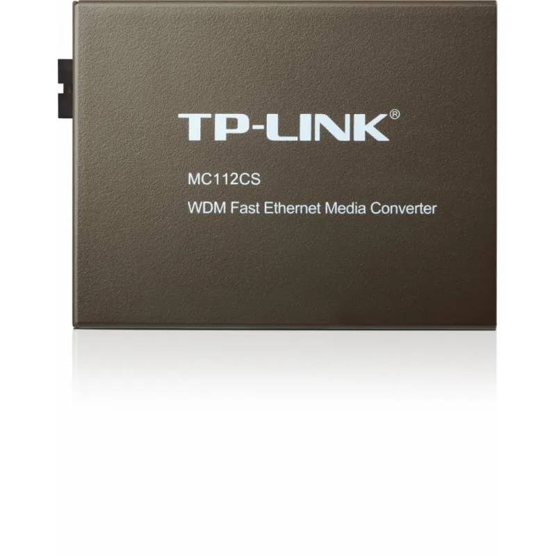 TP-Link MC112CS - Convertor RJ45 10/100M la fibra SC single-mode 