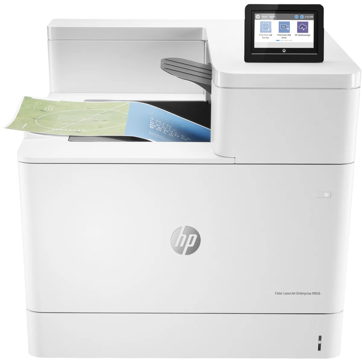 HP Color LaserJet Enterprise M856dn imprimanta A3 56 ppm (T3U51A) angle