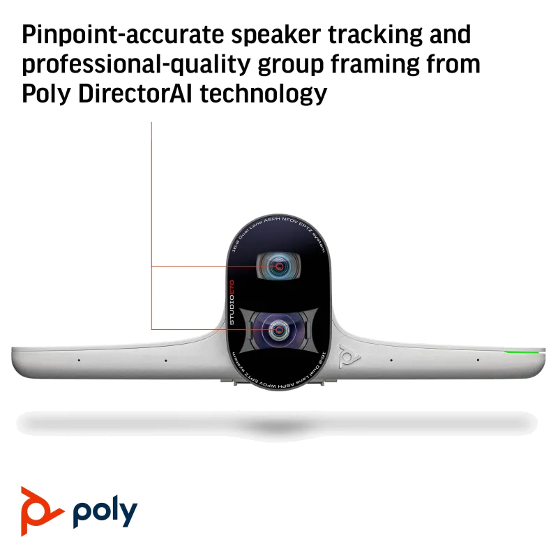 HP Poly Studio E70 Smart Camera for large meeting room 