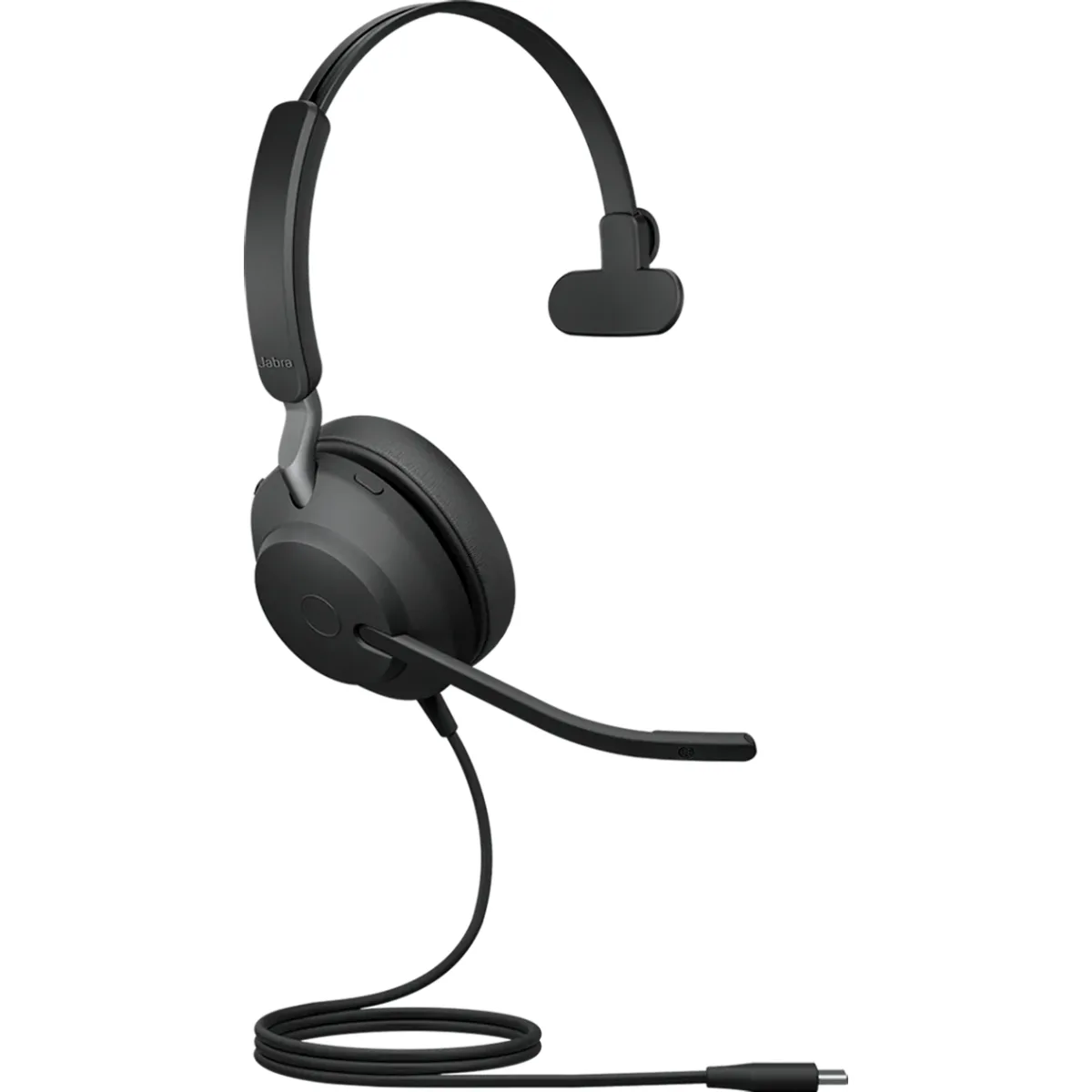 Jabra Evolve2 40 SE UC cu fir, Monoaural, On-Ear, conectare USB-C 
