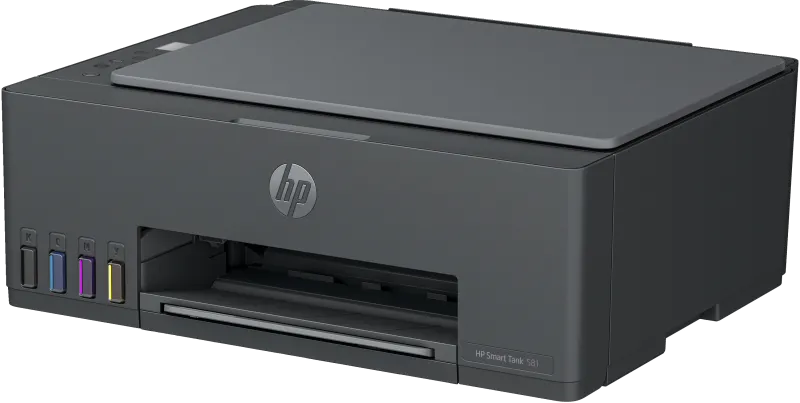 HP Multifunctional A4 color Smart Tank 581 All-in-One Printer, Inkjet termală 