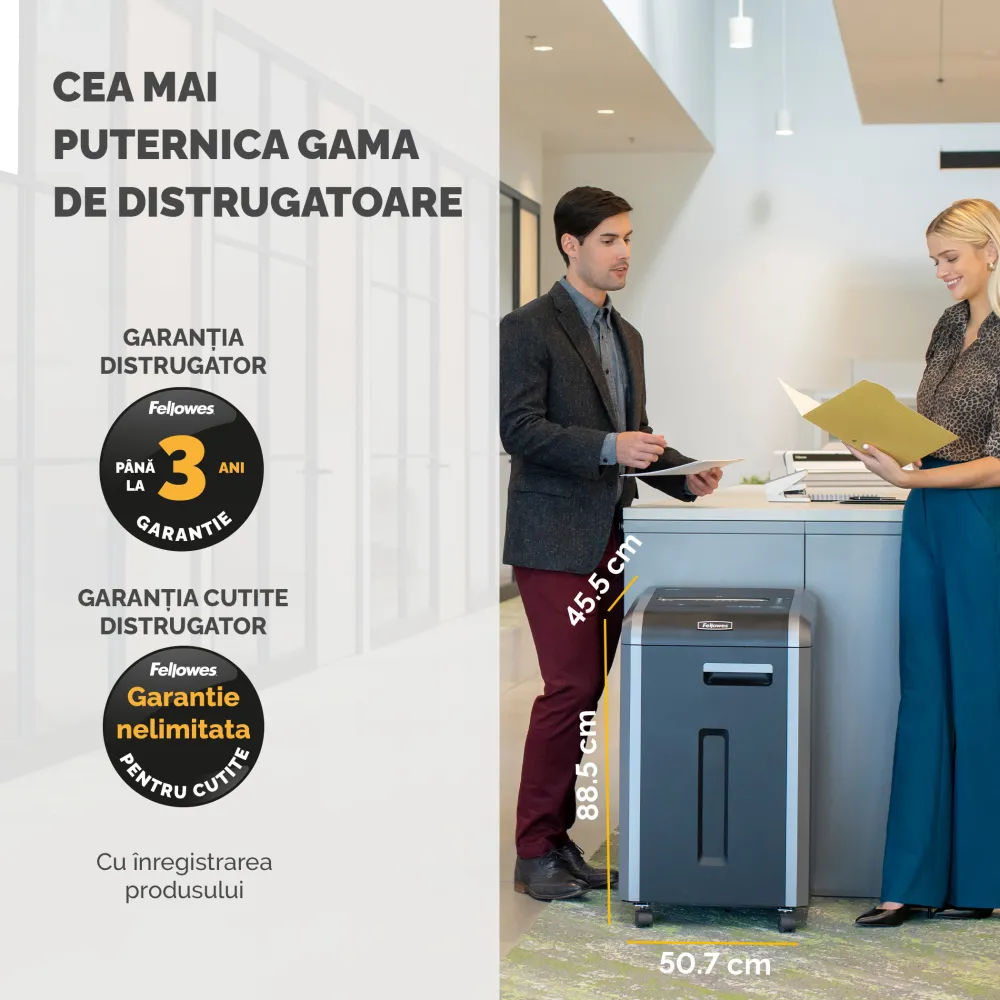 Fellowes Distrugator documente 325i, fasii 5.8 mm, 24-26 coli, P-2, cos 83L lifestyle