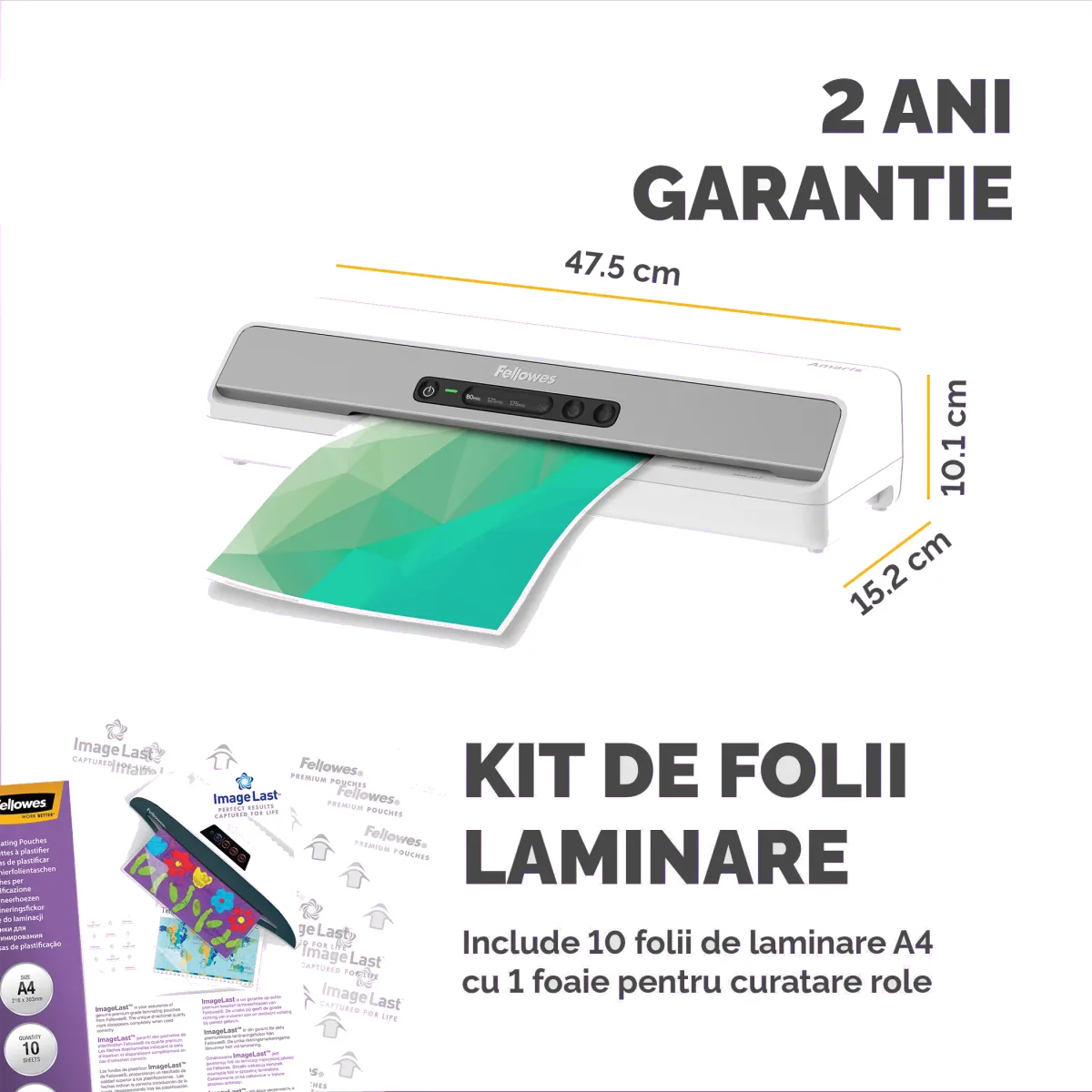 Fellowes Laminator A3 Amaris 175mic 320mm 800mm/min 6role lifestyle