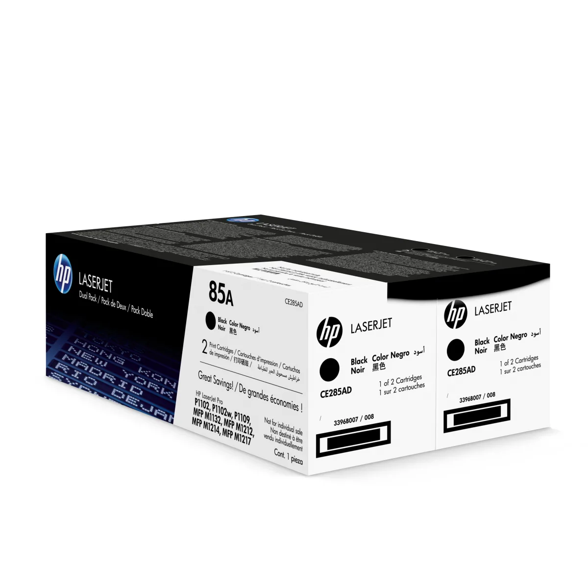 HP CE285AD Set 2 cartuse toner negru No.85A pt. LJ P1102, 2x1600 pag