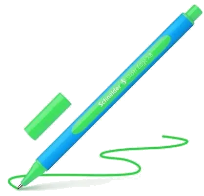 Schneider Pix Slider Edge XB 0.6mm verde mina Viscoglide ergonomic 
