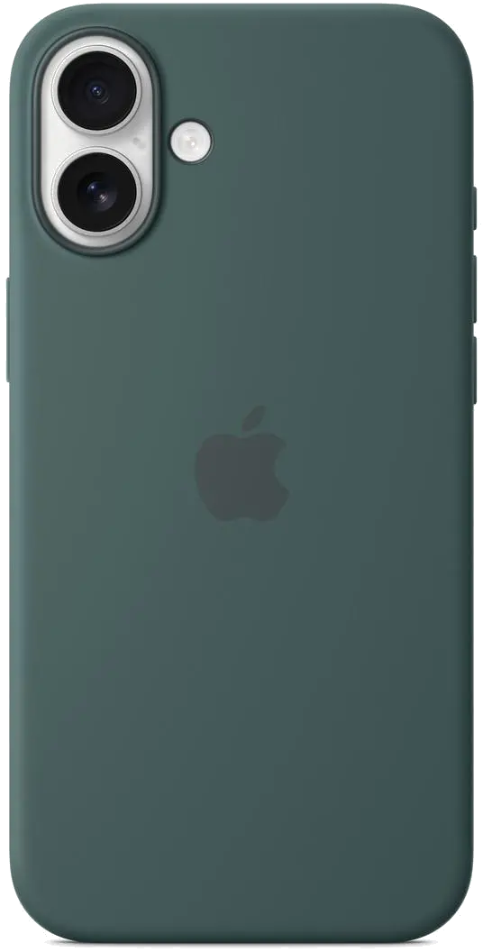 Apple iPhone 16 Plus Silicone Case with MagSafe - Lake Green (Seasonal) 
