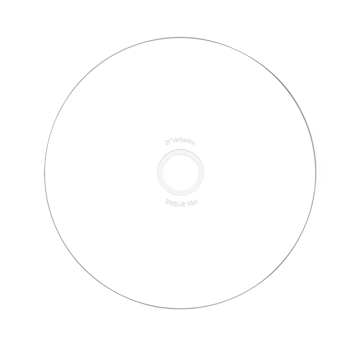 Verbatim DVD-R, 16X, 4.7GB, JC, inkprint angle