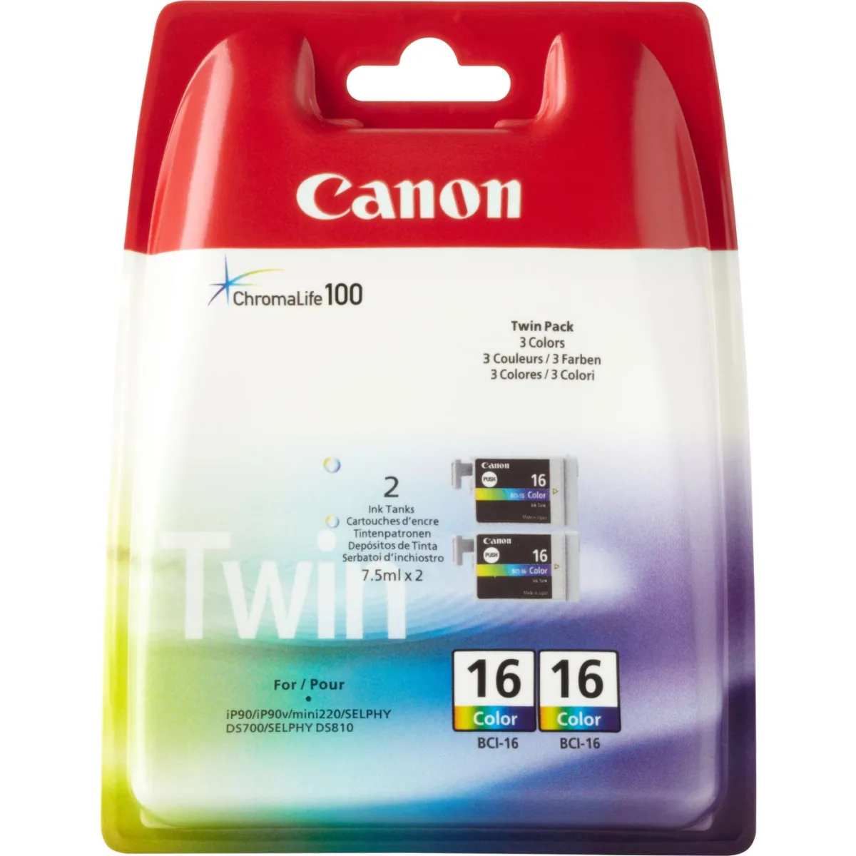 Canon BCI-16C Cartus cerneala color pentru IP90 (2pcs/pack)