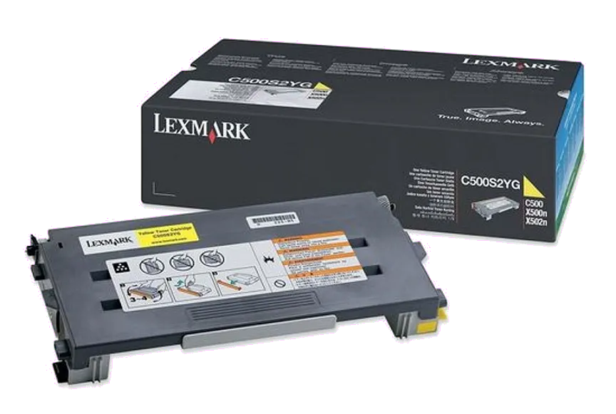 Lexmark C500S2YG Cartus toner Yelow, ORIGINAL, Standard Capacity, 1500 pag