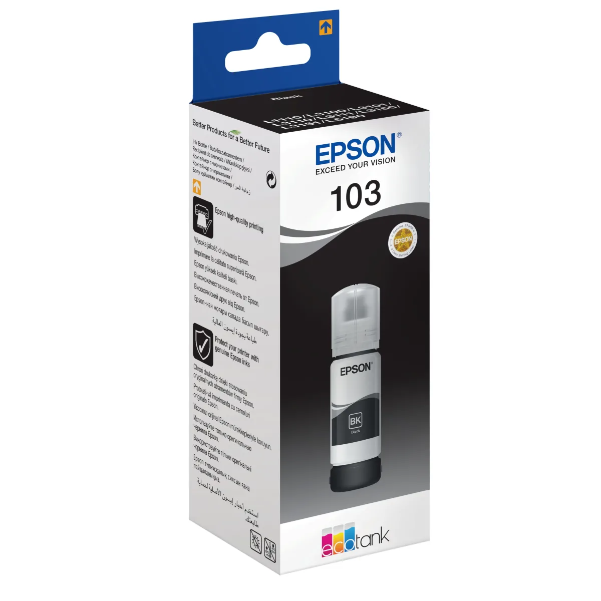 Epson Rezerva cerneala originala 103 Black, 65ml angle