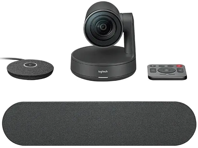 Logitech Rally Ultra-HD (4K) ConferenceCam, (Rally Camera, Mic Pod, Speaker), USB 