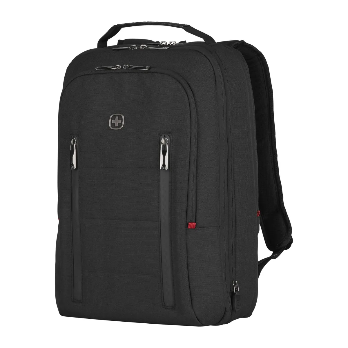 Wenger City Traveler Carry-On Rucsac 16'' cu buzunar de tableta, expandabil negru