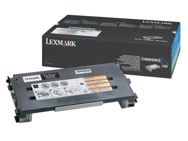 Lexmark C500H2KG Cartus toner negru, ORIGINAL, High Capacity, 5000 pag.