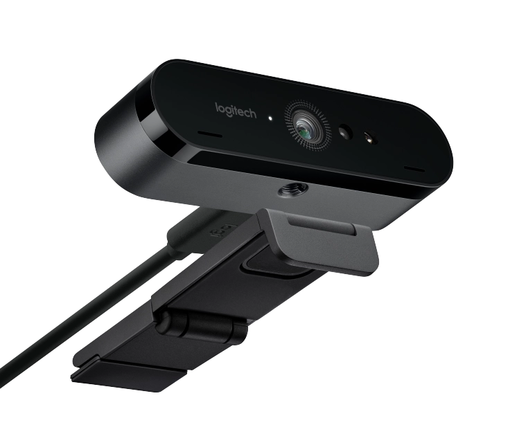 Logitech Brio Webcam 4K Ultra HD 30fps, 5x digital zoom, RightLight 3 HDR 