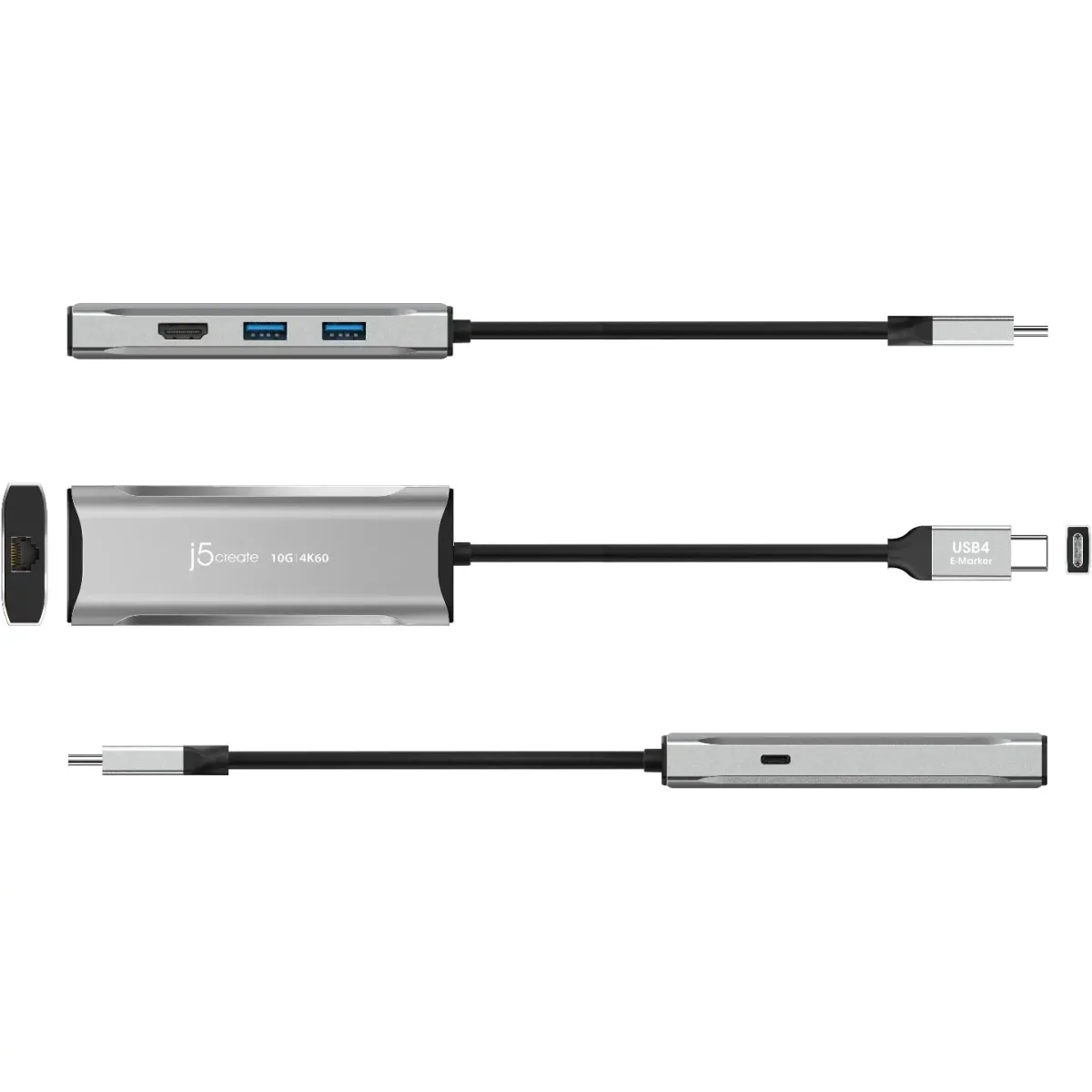 j5create 4K60 Elite USB-C Travel Dock 10Gbps 