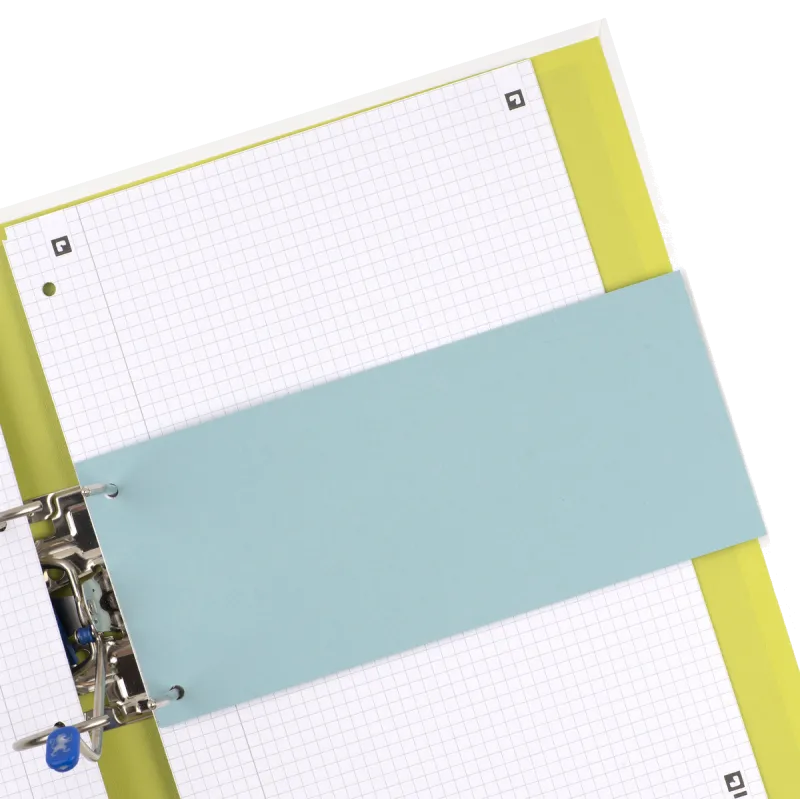 Oxford Separatoare biblioraft Blue Angel 105x240mm albastre, set 100
