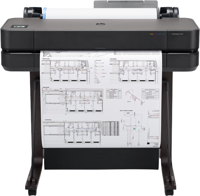 HP DesignJet T630 plotter A1 24 inch cu stand (5HB09A) 