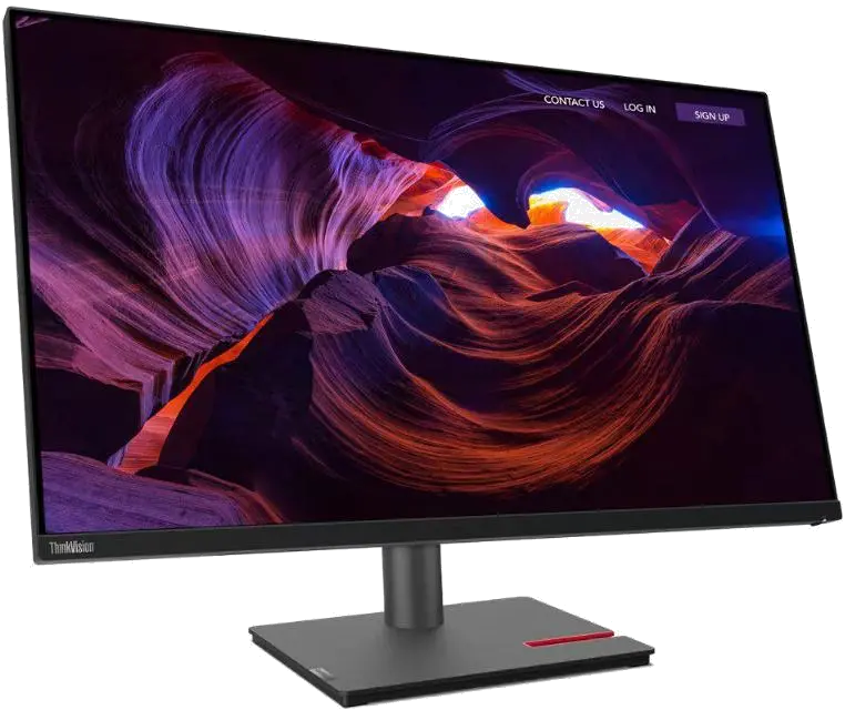 Lenovo ThinkVision P32p-30 monitor 31.5 inch IPS 4K Thunderbolt 4 lifestyle