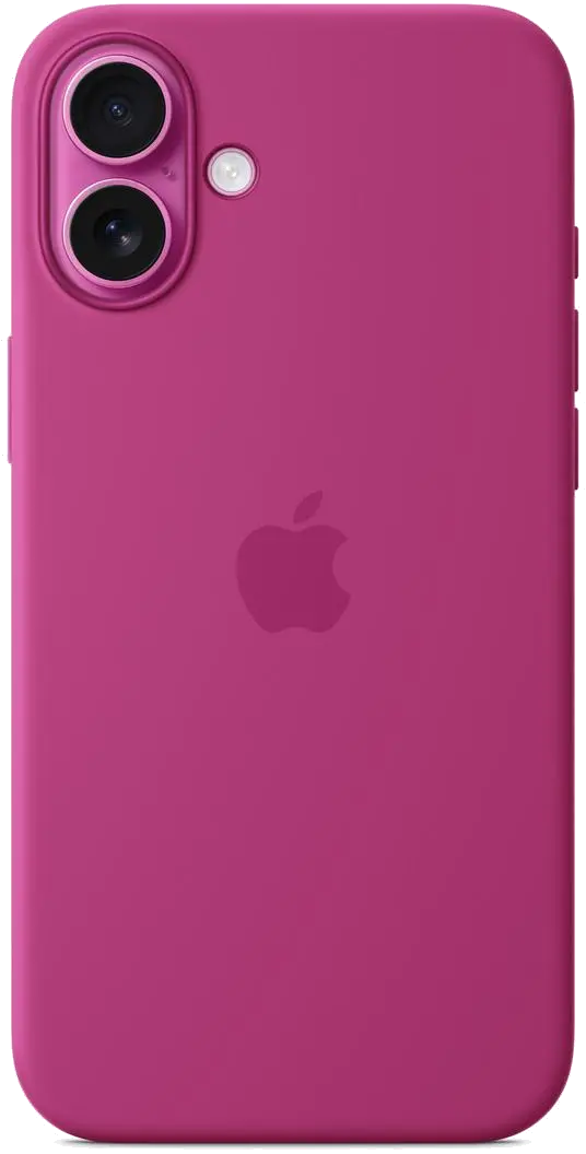 Apple iPhone 16 Plus Silicone Case with MagSafe - Fuchsia (Seasonal) 