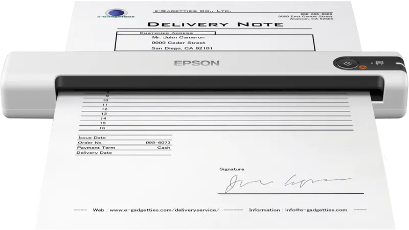 Epson WorkForce DS-70, scanner portabil, ReadyScan LED, rezolutie 600 x 600 dpi