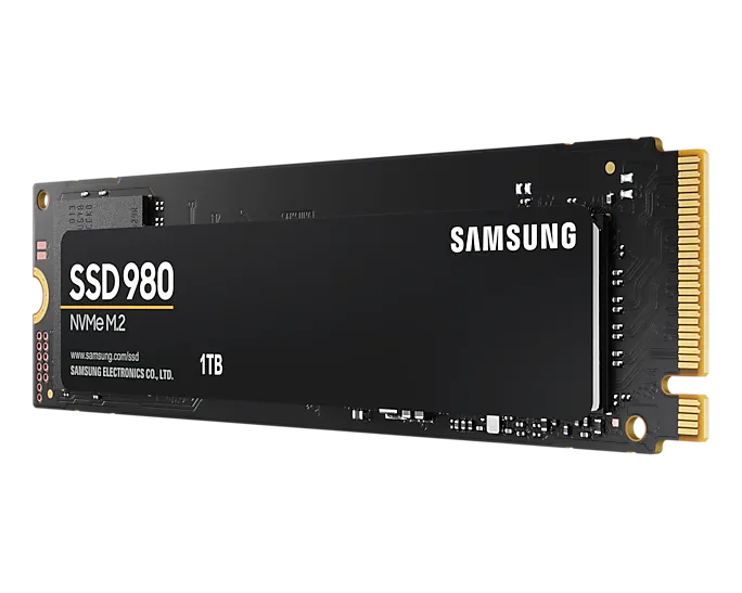 Samsung 980 SSD 1TB NVMe M.2 2280 PCI-E, R/W speed:3500/3000 MB/s