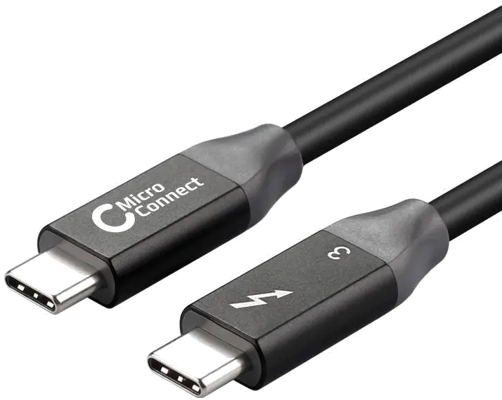 MicroConnect Cablu Thunderbolt 3 USB-C 20Gbps dual 4K60Hz 2m
