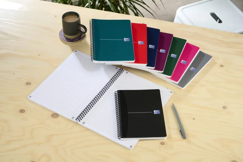 Oxford Caiet A5 dictando spirala 90 file 90g Office Essentials