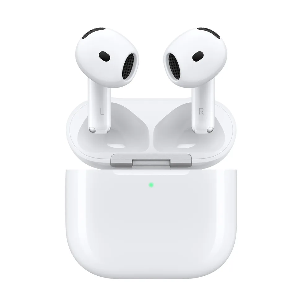 Apple Casti AirPods 4 (USB-C) cu anulare activa a zgomotului, albe