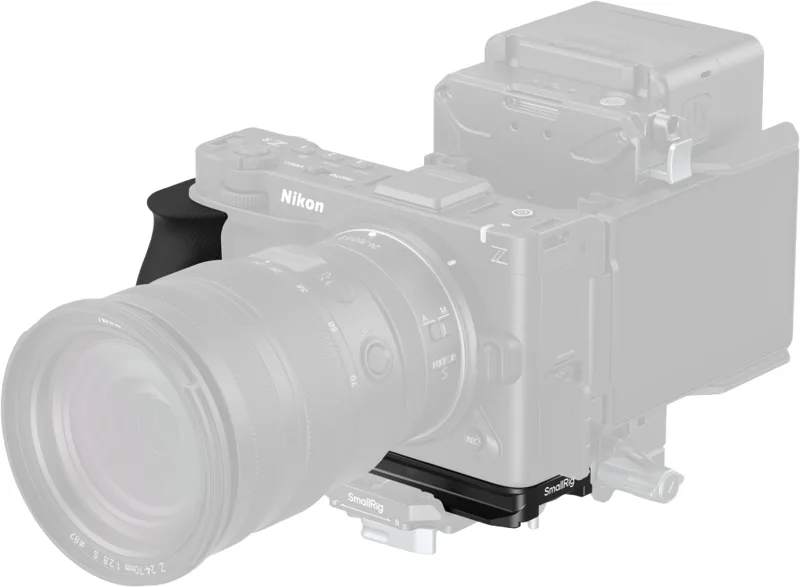 SmallRig Placa L 5466 pentru Nikon ZR, Arca-Swiss, maner silicon 