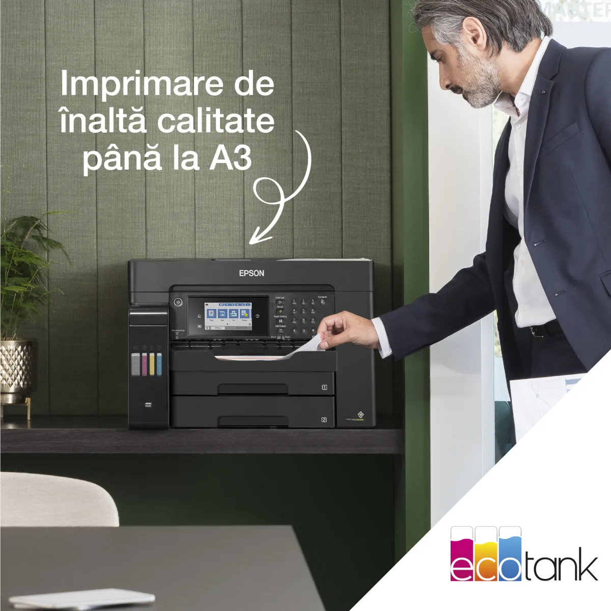 Epson EcoTank L15160 multifunctional CISS A3+ fax C11CH71402 lifestyle