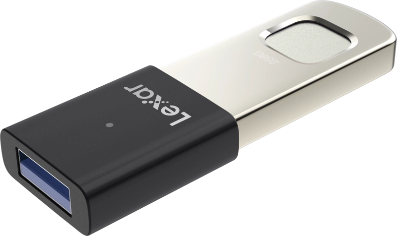 Lexar JumpDrive Fingerprint F35pro USB 3.2 Gen1, up to R300/W350, 256GB 