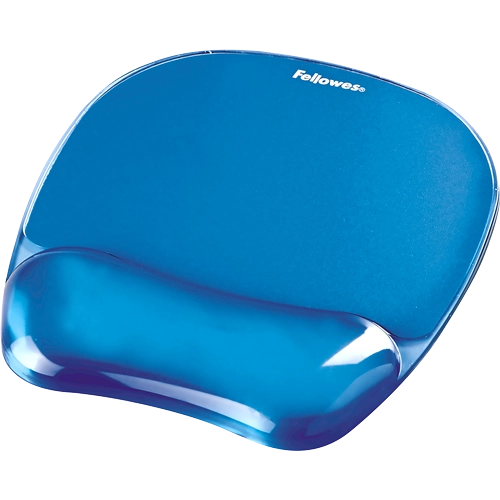 Fellowes Crystal gel mouse pad ALBASTRU dimensiuni 202 x 230 x 32 mm 