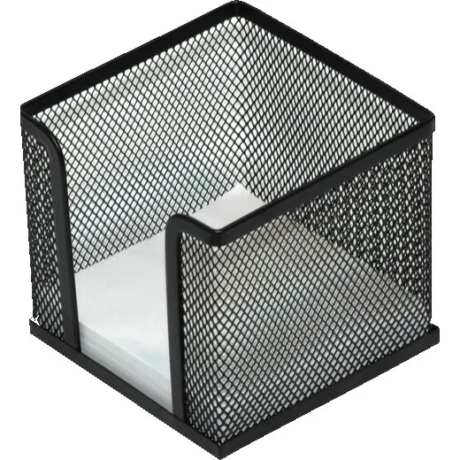Economy Suport cub notite metalic mesh negru