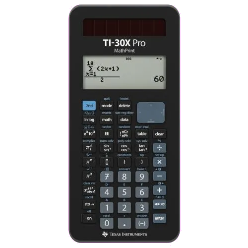Texas Instruments Calculator Stiintific TI-30X PRO MathPrint, certificat