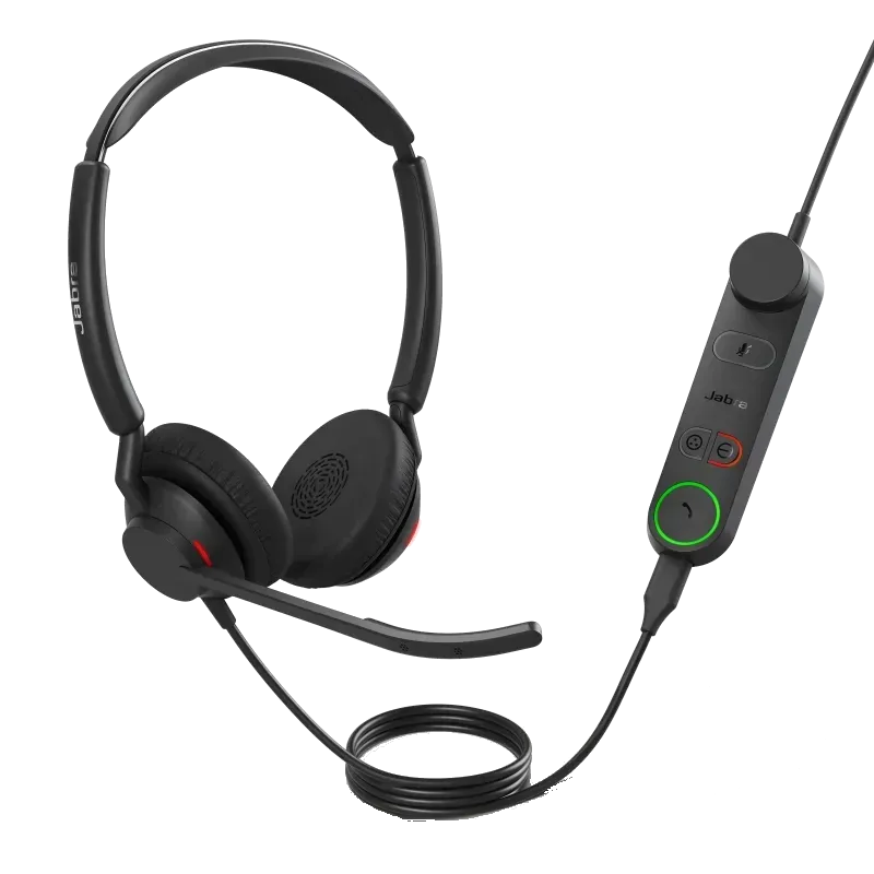 Jabra Casca Engage 50 II UC cu fir, Binaural, On-Ear, conectare USB-C/A 