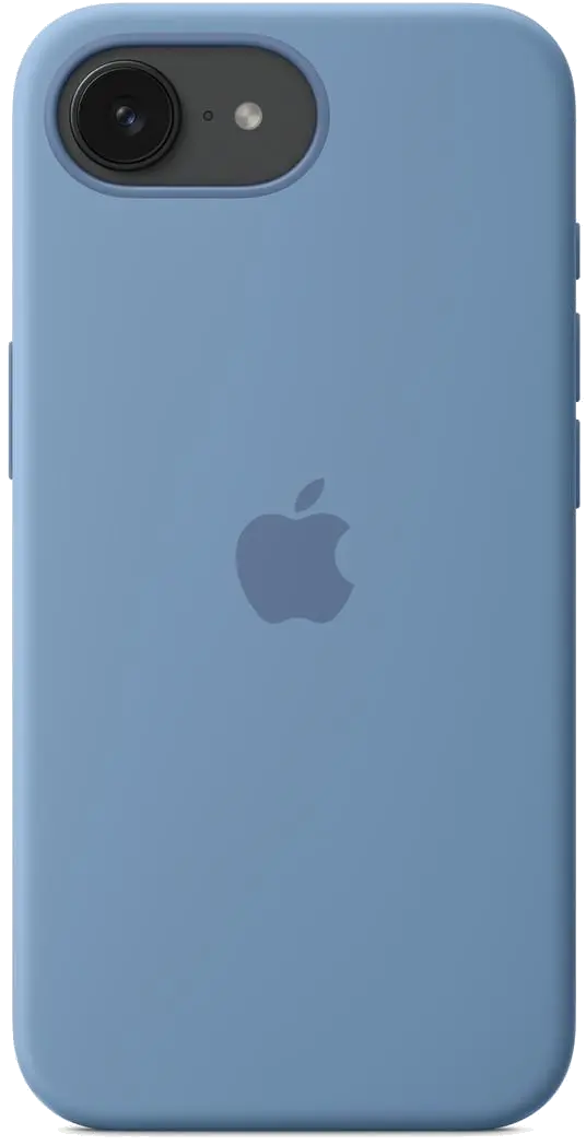 Apple Husa silicon iPhone 16e Winter Blue 