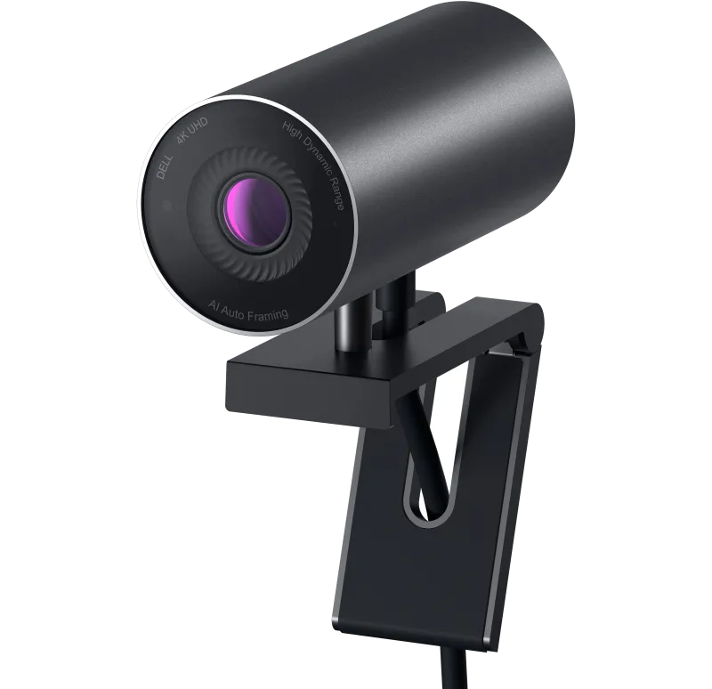 Dell Camera web WB7022, 8,3 MP, 3840 x 2160 Pixel, Full HD, 60 fps, 5x, USB, black