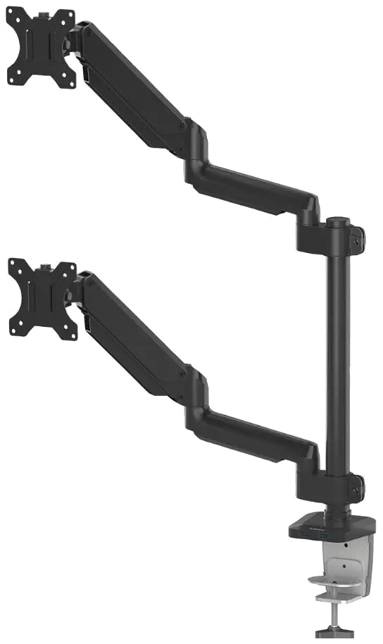 Fellowes Platinum Series Dual Stacking Monitor Arm Black